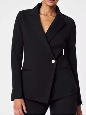 Spanx Perfect Asymmetrical Tailored Blazer